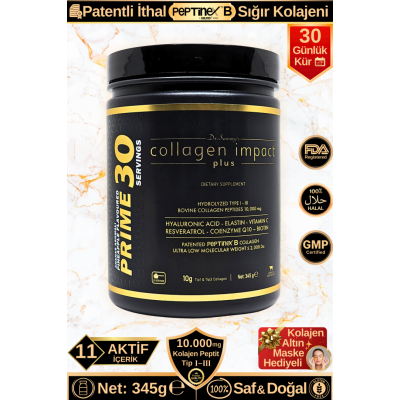 Collagen Impact Plus PRIME 30 (Toplam 345 gr - 30 Günlük Kür)