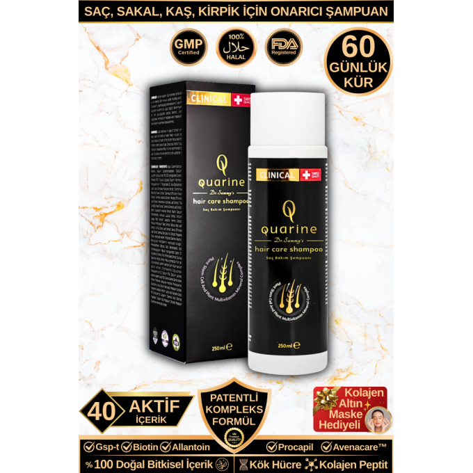 Quarine Saç Dökülmesine Karşı Şampuan