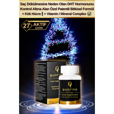 Quarine Saç Dökülmesine Karşı Tablet